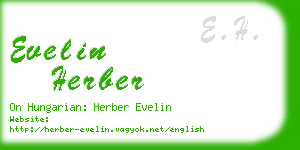 evelin herber business card